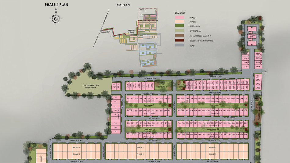 Ganga Greens Site Layout