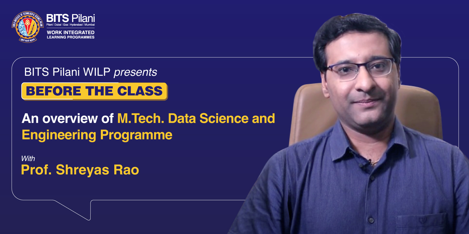 M.Tech. Data Science and Engineering Video