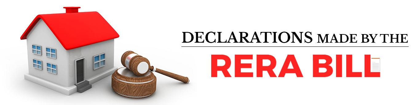 Rera Bill Declarations