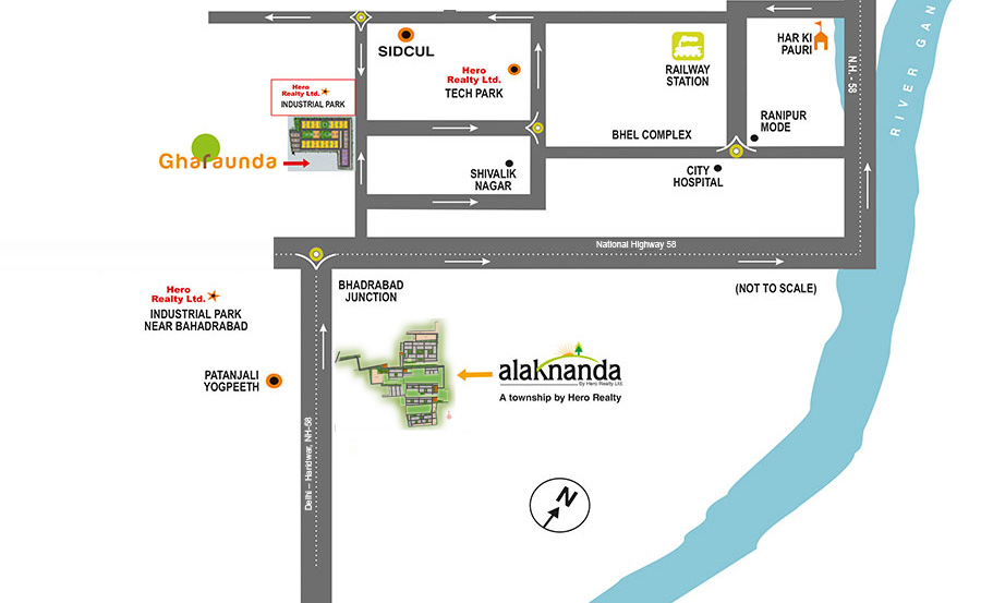 Alaknanda Location Map